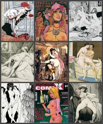 постер к Erotic Comics. A Graphic History