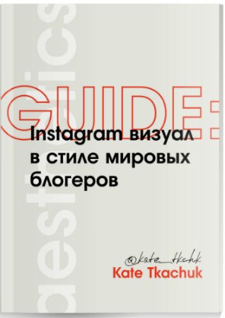 постер к GUIDE: Instagram визуал в стиле мировых блогеров (2020) PDF