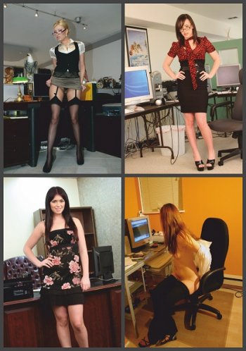 постер к Secretary Nylon MILFs (October 2019)