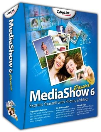 постер к CyberLink MediaShow Deluxe 6.0.12916 + Rus