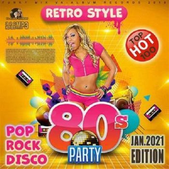 постер к Party Retro Hits 80s (2021) MP3