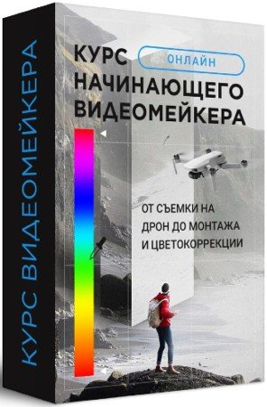 постер к Курс начинающего видеомейкера: От съемки на дрон до монтажа и цветокоррекции (2021) HD