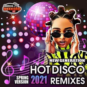 постер к Hot Disco Remixes (2021) MP3