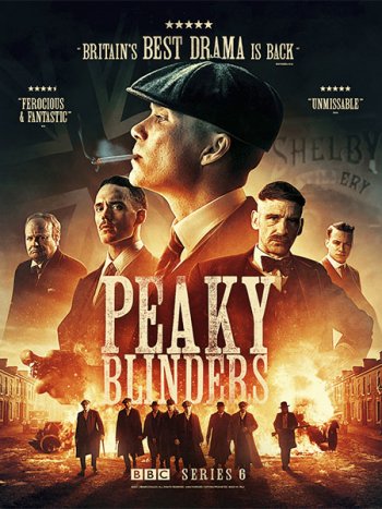 постер к Острые козырьки / Заточенные кепки (6 сезон) / Peaky Blinders (2022) WEB-DLRip