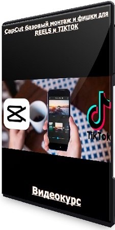 постер к CapCut базовый монтаж и фишки для REELS и TIKTOK (2023) Видеокурс