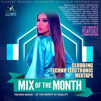 постер к Clubbing Techno: Mix Of The Month (2023) MP3