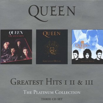 постер к Queen - Greatest Hits I II & III: The Platinum Collection (2011) FLAC