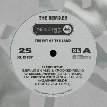 постер к The Prodigy - The Fat Of The Land 25th Anniversary - Remixes (2023) MP3