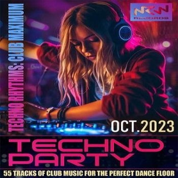 постер к Techno Rhythms: Club Maximum (2023) MP3