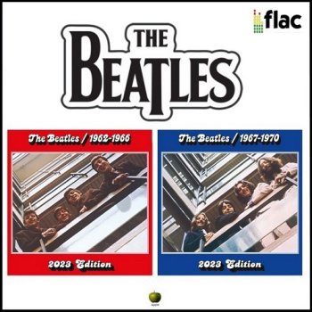 постер к The Beatles - RED & BLUE (1962-1970) 2023 Editions (2023) FLAC