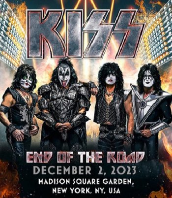 постер к Kiss - End of the Road - The Final Concert New York’s Madison Square Garden (2023) HDRip-AVC