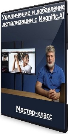 постер к Антон Мартынов - Увеличение и добавление детализации с Magnific.AI (2024) Мастер-класс