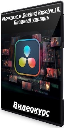 постер к Дмитрий Ларионов - Монтаж в Davinci Resolve 18. Базовый уровень (2024) Видеокурс