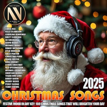 постер к Christmas Songs 2025 (2024) MP3