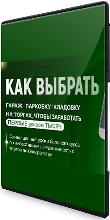 постер к Как купить гараж, парковку и кладовку с торгов по банкротству (Виктория Зарипова) (2024) Видеокурс