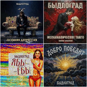 постер к Быдлоград - Сборник 8 альбомов (2026) MP3